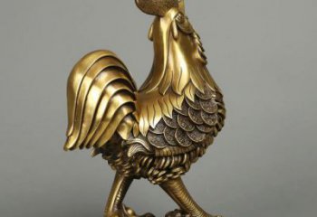 景區(qū)小雞雕塑，廣場主題，仿古工藝