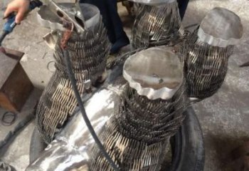 農村猩猩雕塑廠家，發光主題，噴砂工藝