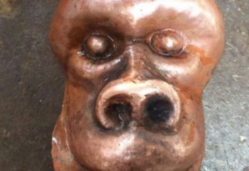校園猩猩雕塑廠家，動物題材，仿古工藝