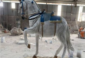 承接戰馬雕廠家塑，戶外公園動物主題，彩繪工藝