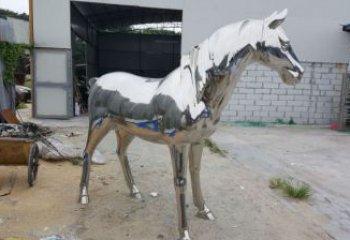 承接園林戰馬雕塑，文化標識，拋光鏡面工藝