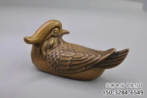 仿真鴛鴦雕塑價格 店門口園林雕塑 動物小品