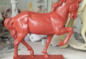 彩繪小馬雕塑預(yù)定，仿真動物主題，噴漆工藝