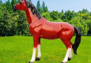 小區(qū)小馬雕塑規(guī)格特點(diǎn)，抽象系列，園林動物小品