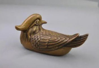 仿真鴛鴦雕塑價格 店門口園林雕塑 動物小品