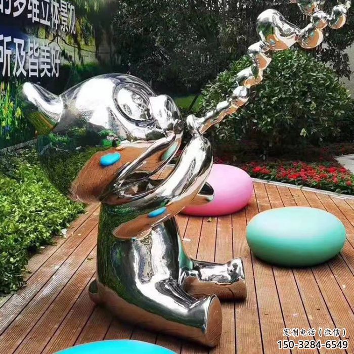 抽象貓咪雕塑廠，戶外歐式雕塑，仿古擺件