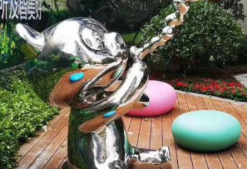 抽象貓咪雕塑廠，戶外歐式雕塑，仿古擺件