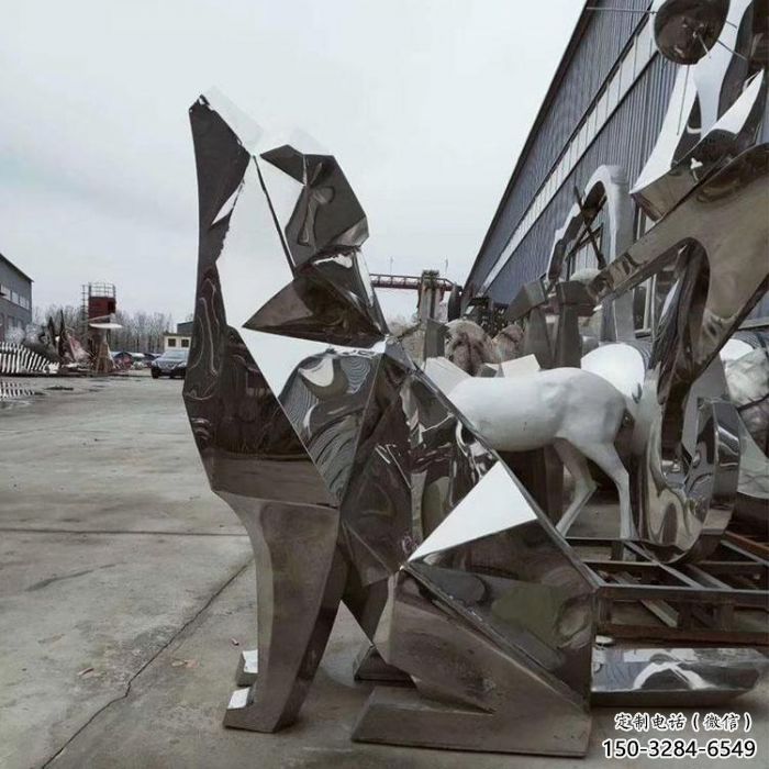 步行街哈巴狗雕塑，仿真動物雕塑，景觀廣場雕塑