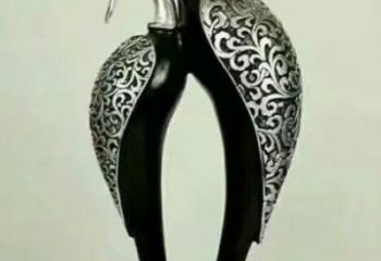 房地產白鷺雕塑，仿古動漫雕塑，鳥禽動物擺件