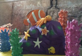 戶外珊瑚雕塑，動漫歐式雕塑，仿真工藝