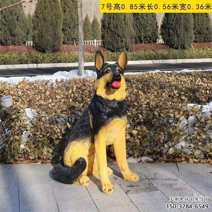 戶外哈巴狗雕塑廠家，動物歐式雕塑，彩繪工藝