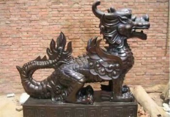 抽象貔貅雕塑，戶外動(dòng)物雕塑，仿古擺件