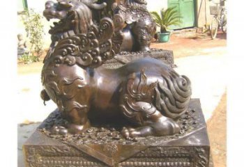 房地產(chǎn)貔貅雕塑廠家，仿古動(dòng)物雕塑，烤漆工藝制造