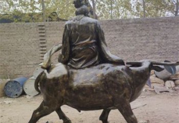 房地產(chǎn)老牛雕塑，仿古動物雕塑，噴漆制造