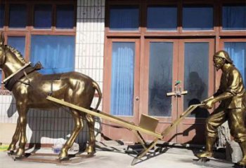 售樓部老牛雕塑，大型動物雕塑，彩繪題材