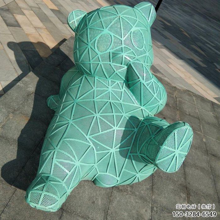 幼兒園狗熊雕塑，動(dòng)漫文化雕塑，鑄造制作