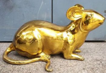 房地產老鼠雕塑，仿古雕塑，黃銅制造