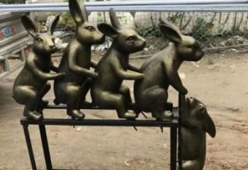 景區老鼠雕塑，卡通雕塑，鐵藝材質