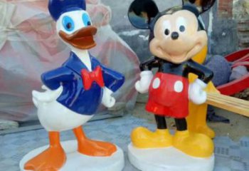 卡通老鼠雕塑，動漫動物雕塑，仿真工藝