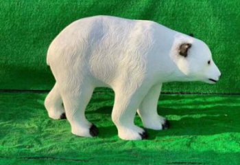 園林狗熊雕塑，噴漆動物雕塑，彩繪仿真形式