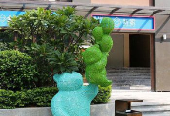 大型狗熊雕塑，戶外仿真雕塑，烤漆工藝