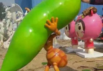 房地產蟲子雕塑，仿古動漫雕塑，戶外彩繪制造