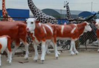 城市公牛雕塑廠家 風景區彩繪雕塑 抽象擺件