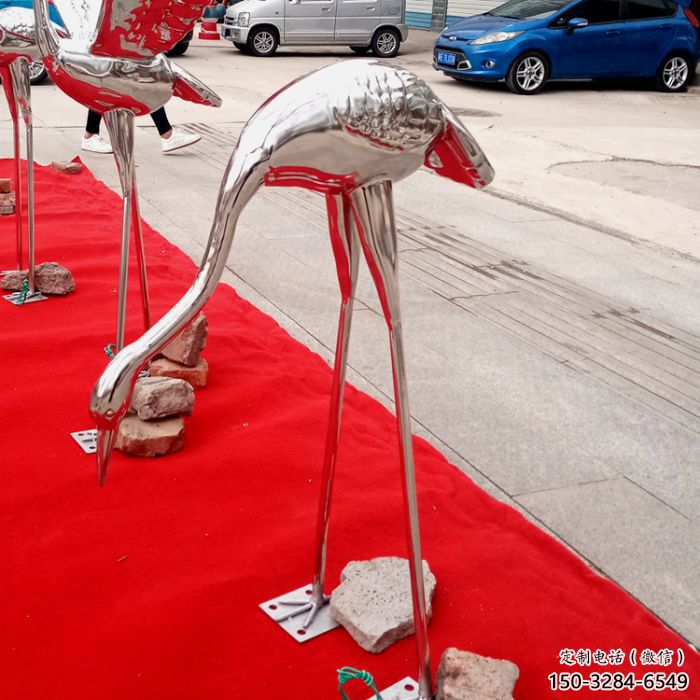 大型白鶴雕塑廠家 門口創意雕塑 售樓處小品