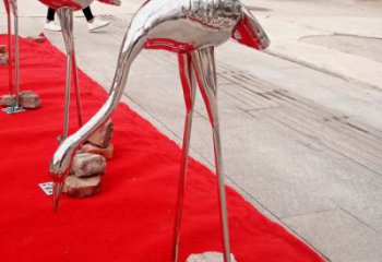 大型白鶴雕塑廠家 門口創意雕塑 售樓處小品