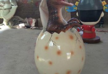 店門口恐龍蛋雕塑廠 創意動漫雕塑 仿真擺件