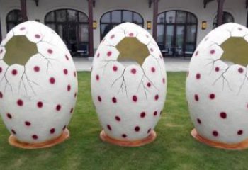 園林恐龍蛋雕塑廠家 大型景觀小品 中式雕塑