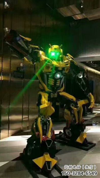 預定發光機器人雕塑