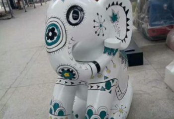 大象雕塑承接，景觀美陳，彩繪大象雕塑訂做