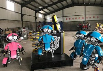 房地產(chǎn)機(jī)器人雕塑