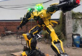 承接卡通大黃蜂雕塑