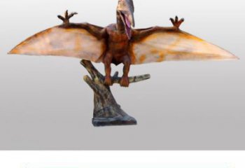 翼龍雕塑精品，標識雕塑，發聲恐龍雕塑供給