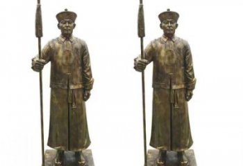 慶陽庭院武士雕塑