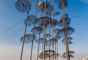 邵陽步行街雨傘雕塑