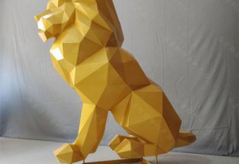 葫蘆島獅子雕塑服務商，動物雕塑，不銹鋼獅子雕塑制作