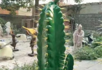 賽罕彩繪仙人棒雕塑承接，城市裝飾，仿真仙人棒雕塑公司