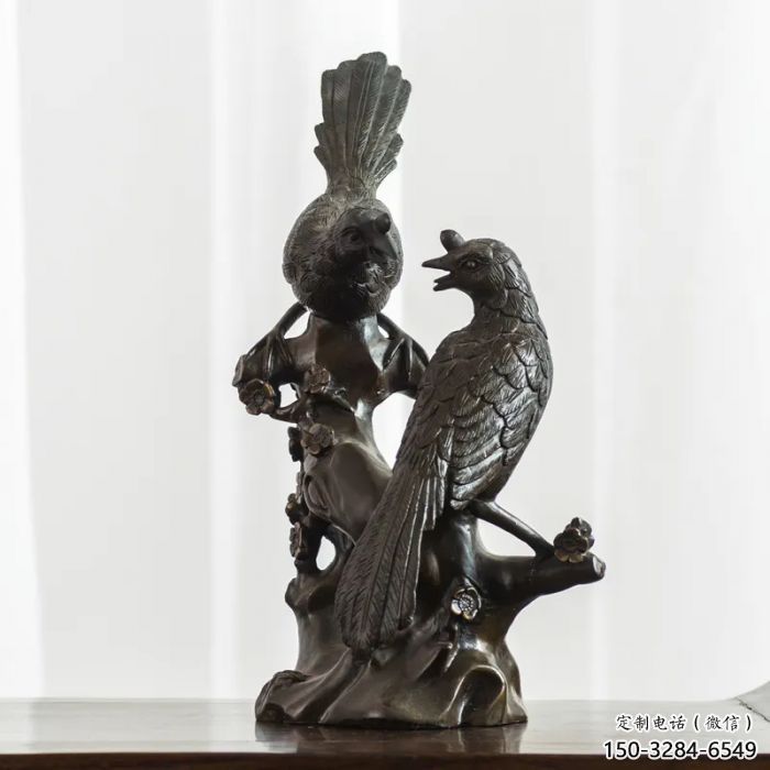 隆德園林喜鵲雕塑