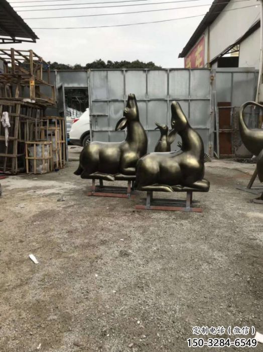 果洛小鹿雕塑選用，鍛造工藝，藝術抽象銅鹿雕塑標準