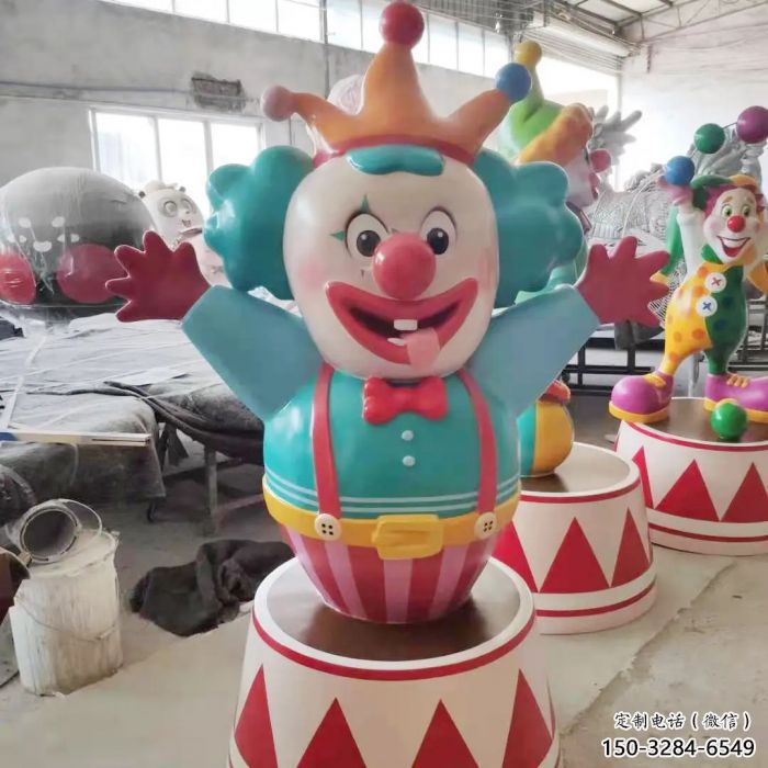 榆林公園小丑雕塑