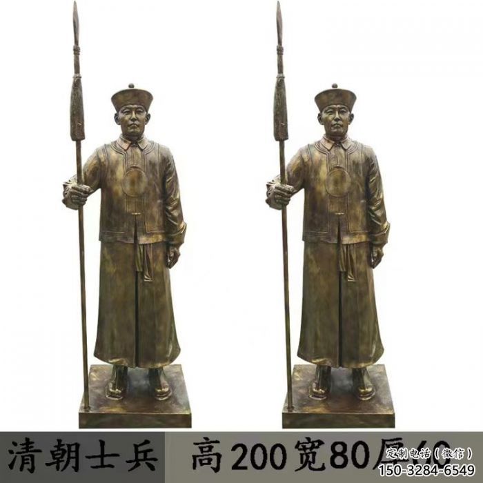 林芝庭院武士雕塑