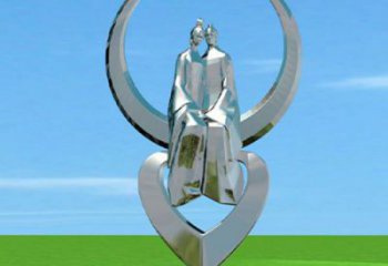 大同創(chuàng)意牛郎織女雕塑