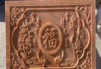 克拉瑪依浮雕制造商，室外軟裝，景觀福字浮雕制作廠家
