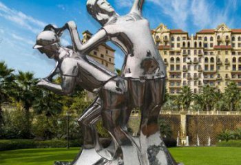 阿勒泰公園工人雕塑