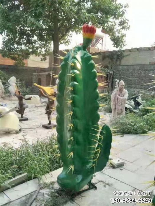 德宏庭院仙人球雕塑