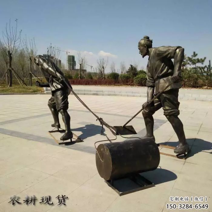 曲靖民俗農夫雕塑