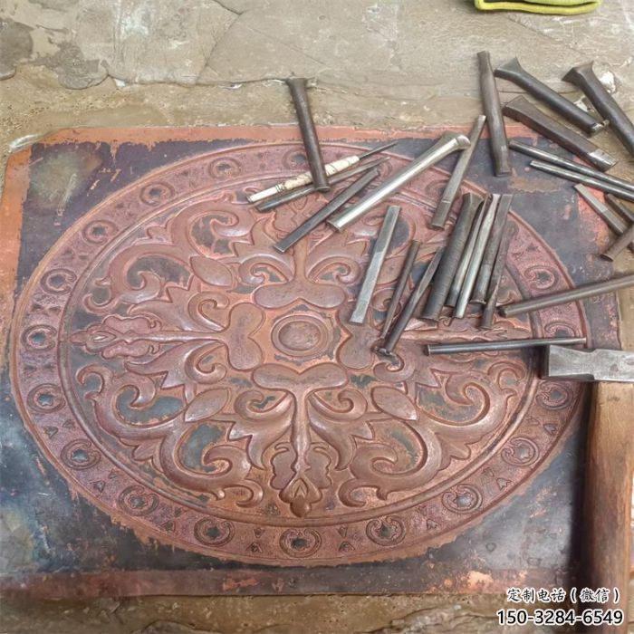 寧波花卉浮雕精品，鍛銅構(gòu)件，別墅花卉浮雕廠家